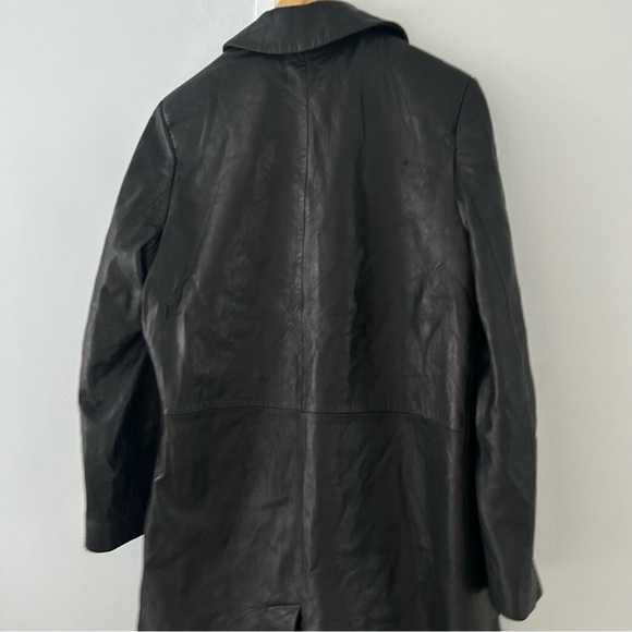 CALVIN KLEIN Lambskin Leather Butter Soft sz S - Picture 9 of 13